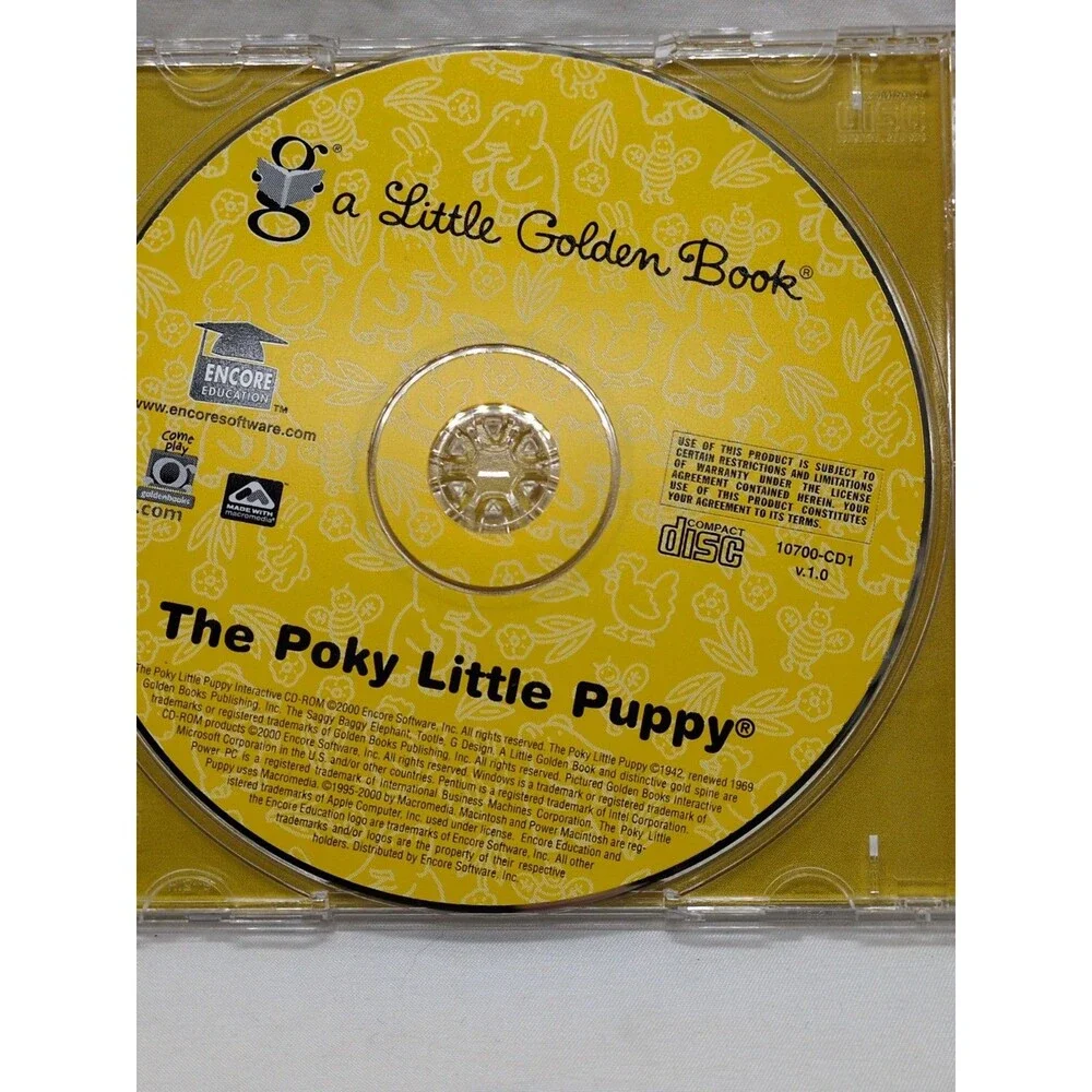 The Poky Little Puppy Interactive Storybook CD